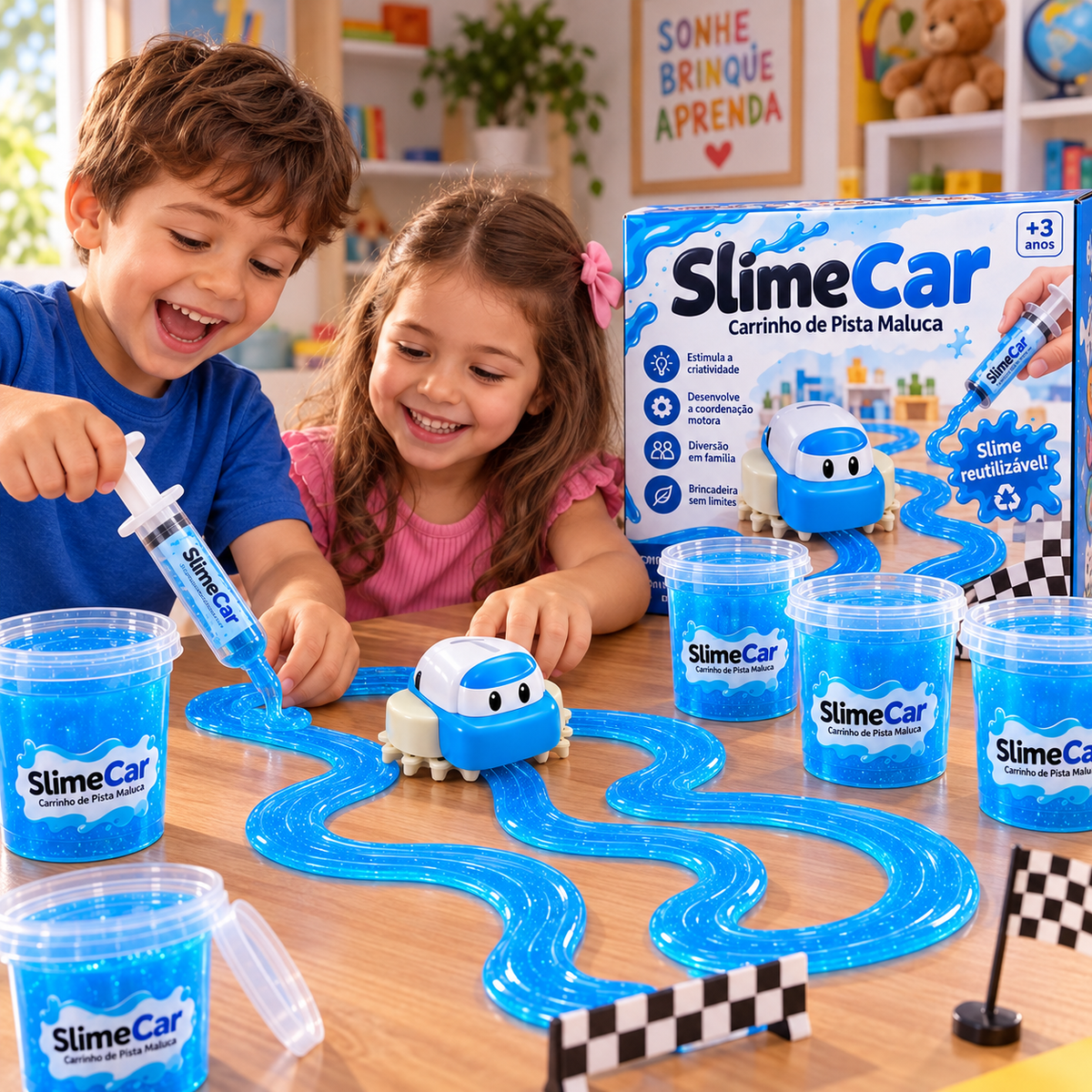 SlimeCar – Carrinho de Pista Maluca