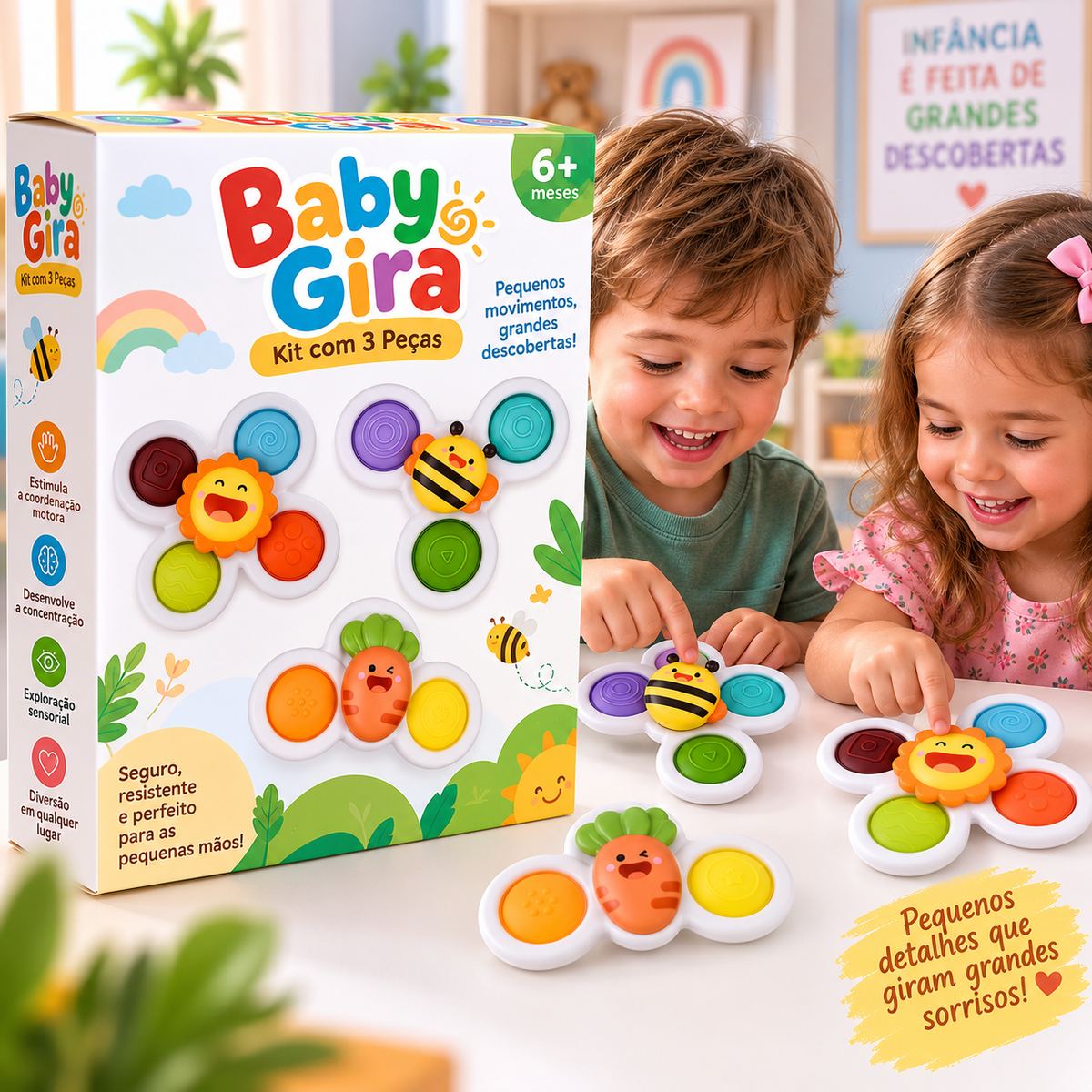 Baby Gira - Kit com 3 Peças