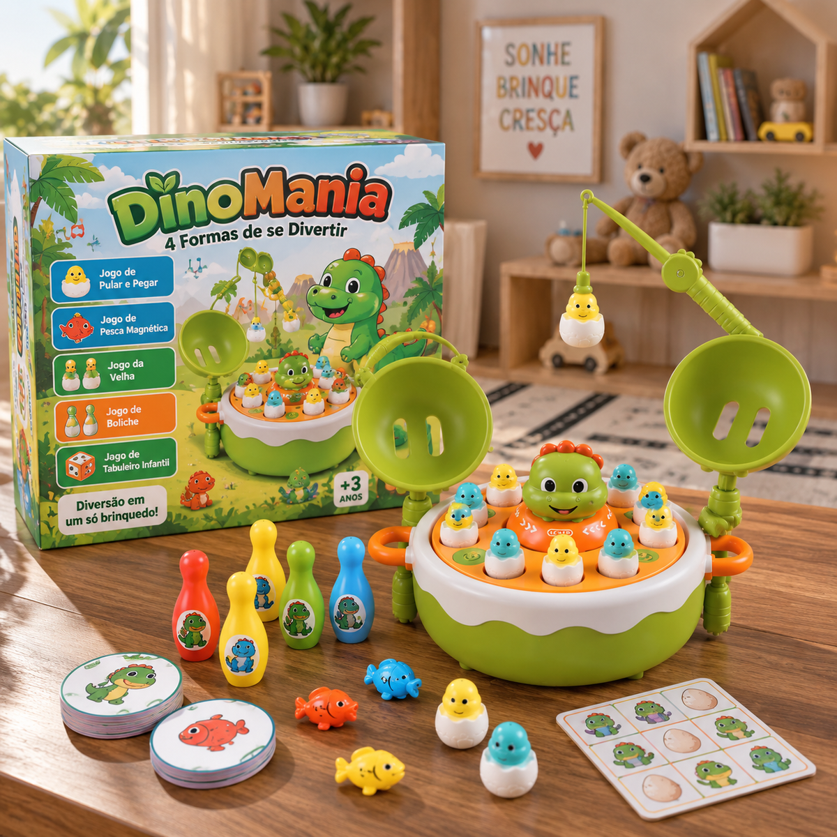 DinoMania – 4 Formas de se Divertir