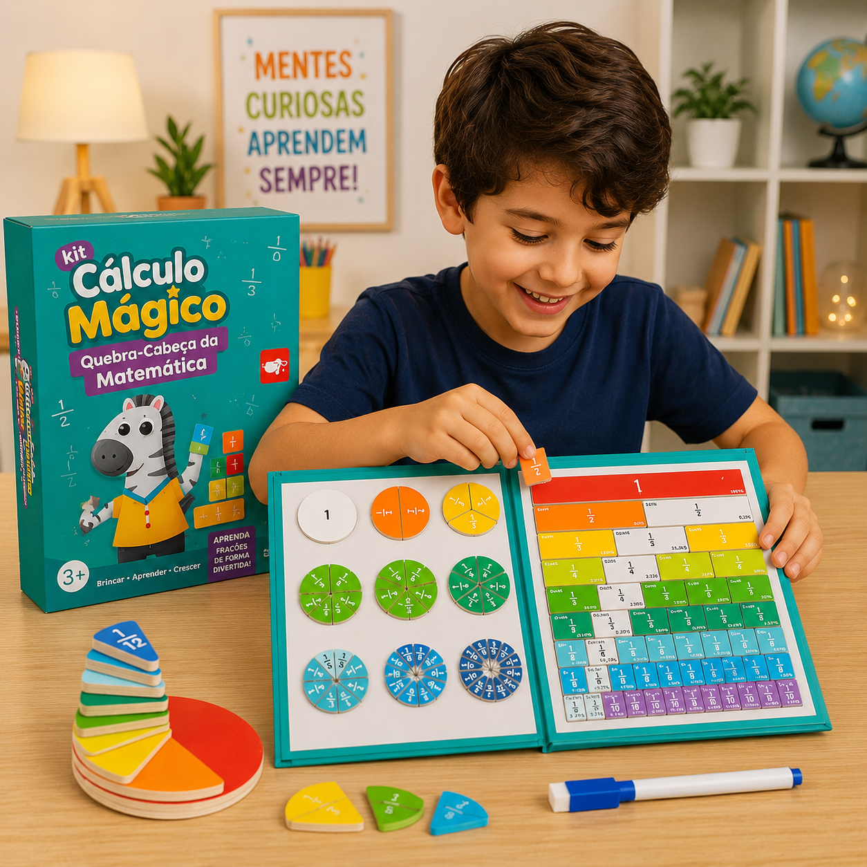 kit Cálculo Mágico - Quebra-Cabeça da Matemática